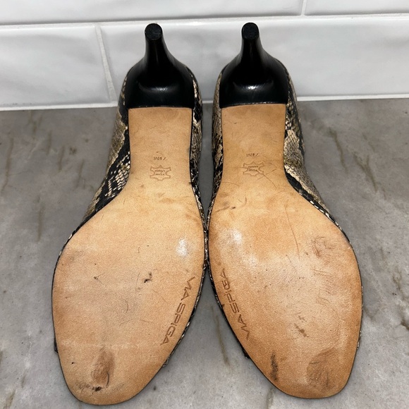 Via Spiga Snakeskin heels size 7.5 - Picture 6 of 12